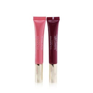 Instant Light Lip Perfector Collection - #01 Rose Shimmer + #08 Plum Shimmer