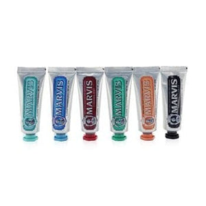 Flavour Collection: (Amarelli Licorice + Classic Strong Mint + Cinnamon Mint + Ginger Mint Toothpaste + Aquatic Mint Toothpaste + Anise Mint Toothpaste) Travel-Sized Toothpastes