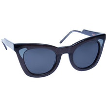 Load image into Gallery viewer, 6`Above obsidian shiny rflx oversized cat-eye acetate sunglasses ACCESSORIES Kaibosh O/S 

