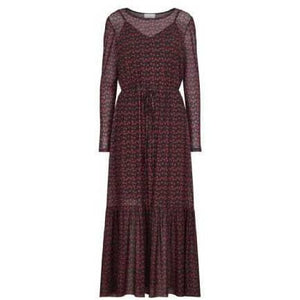 Alley checked printed maxi dress Women Clothing Just Female XS 