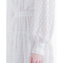 Load image into Gallery viewer, Allie lace puffed sleeves midi dress Women Clothing Designers Remix 
