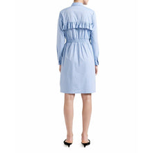 Load image into Gallery viewer, Amy cotton ruffle trim midi dress Women Clothing Designers Remix 

