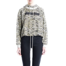Load image into Gallery viewer, Angie zebra print cotton hoodie sweat Women Clothing Won Hundred XS 
