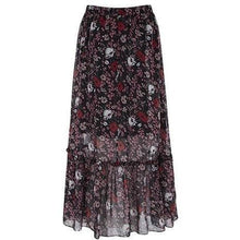 Load image into Gallery viewer, Antonin floral print ruffled long skirt Women Clothing Just Female 
