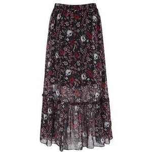 Antonin floral print ruffled long skirt Women Clothing Just Female 