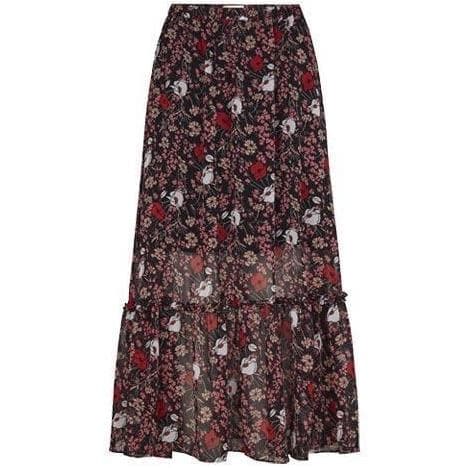 Antonin floral print ruffled long skirt Women Clothing Just Female XS 