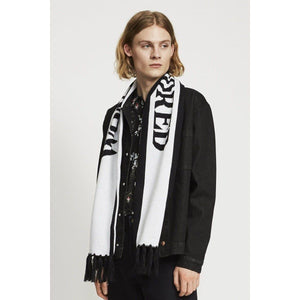 Antwerp fringed logo jacquard scarf ACCESSORIES Won Hundred 