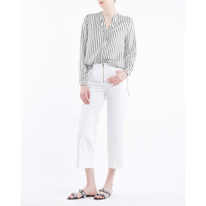 Bente silk stripe blouse Women Clothing FWSS 