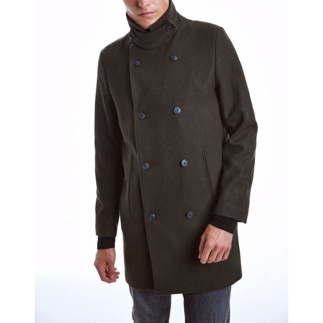 Bergman military wool double breasted coat Men Clothing Whyred 48 