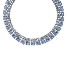 將圖片載入圖庫檢視器 Blue crystal charm choker Women Jewellery Joomi Lim 
