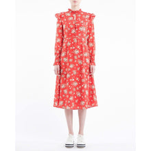 Load image into Gallery viewer, Bodil floral print silk midi dress Women Clothing FWSS XS 
