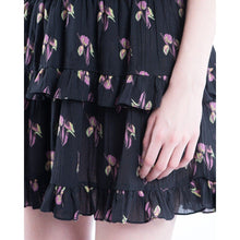 將圖片載入圖庫檢視器 Bohemian floral printed mini dress Women Clothing ByTiMo 
