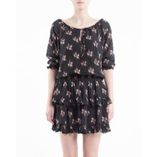 Load image into Gallery viewer, Bohemian floral printed mini dress Women Clothing ByTiMo XS 

