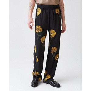 Break floral drawstring wide-leg pants Men Clothing Hope 