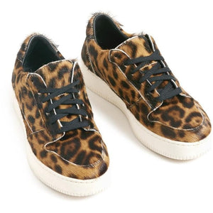 Brenta leopard print hair-calf leather sneakers WOMEN SHOES Diemme 