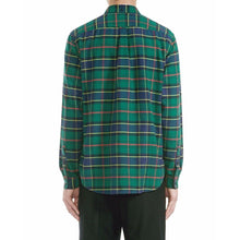 Load image into Gallery viewer, Button green checked shirt Men Clothing Hope 
