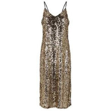 Load image into Gallery viewer, Cali strap sequin dress Women Clothing Just Female XS 
