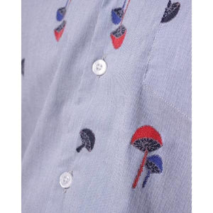 Cave mushroom print short sleeves shirt Men Clothing Libertine-Libertine 