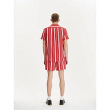 Load image into Gallery viewer, Cave Red Stripe short sleeves shirt Men Clothing Libertine-Libertine 
