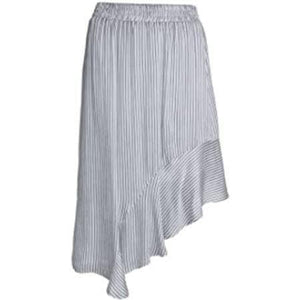 Chase asymmetrical striped midi skirt Women Clothing Designers Remix 