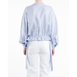 Christina silk stripe blouse Women Clothing FWSS 
