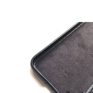 Classic black leather phone case ACCESSORIES DTSTYLE 