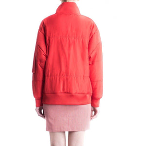 Collin padded buffer oversized bomber jacket Women Clothing Designers Remix 