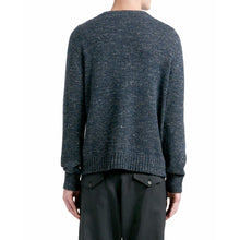 Load image into Gallery viewer, Compose dark blue cotton sweater Men Clothing Hope 
