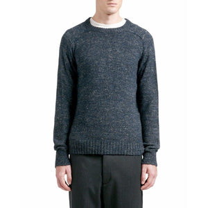 Compose dark blue cotton sweater Men Clothing Hope 
