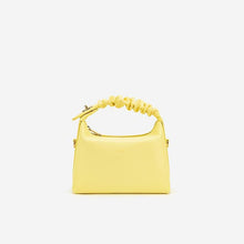 將圖片載入圖庫檢視器 CORA Small vegan leather tote Women bag JW PEI Yellow 
