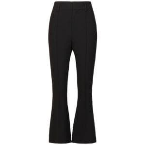 Cropped flared pants Women Clothing ByTiMo 