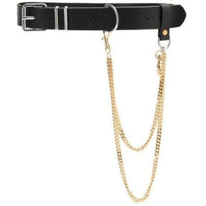 Dee leather chain belt ACCESSORIES Hope 