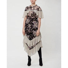 Load image into Gallery viewer, Delicate semi couture ruffled midi dress Women Clothing ByTiMo 
