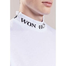 Load image into Gallery viewer, Dublin white logo print unisex cotton t-shirt UNISEX CLOTHING Won Hundred 
