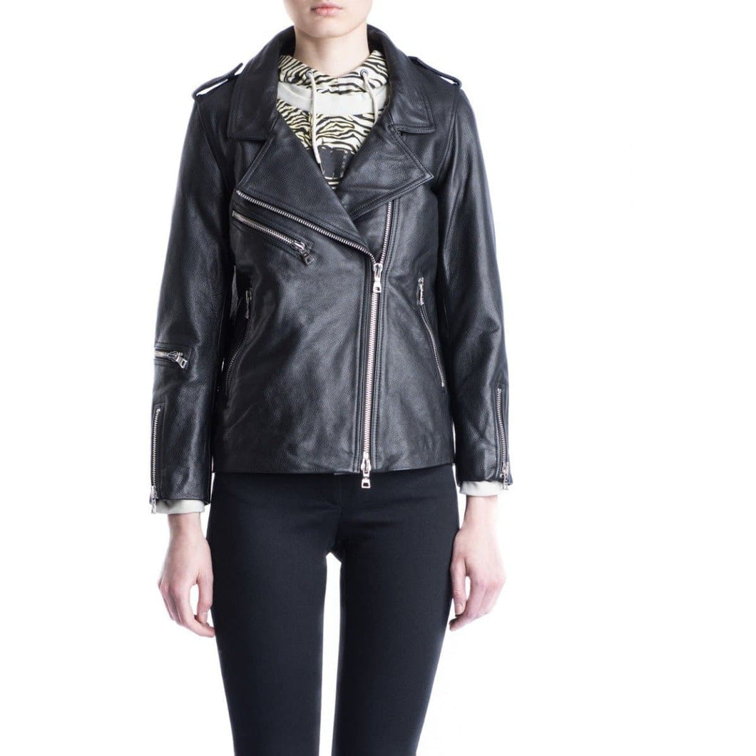 Edna leather biker jacket Women Clothing Won Hundred 34 