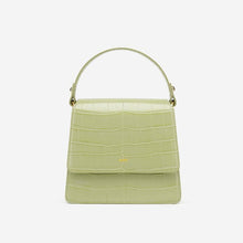 Load image into Gallery viewer, FAE square croc-effect vegan leather mini bag Women bag JW PEI Lime 
