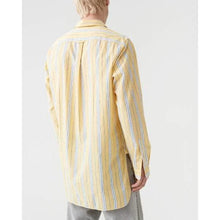 Load image into Gallery viewer, Far Yellow Stripe Cotton Shirt Men Clothing Hope 
