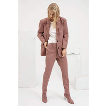 Load image into Gallery viewer, Farina checked woven blazer Women Clothing Designers Remix 

