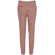 Load image into Gallery viewer, Farina checked woven straight-leg pants Women Clothing Designers Remix 
