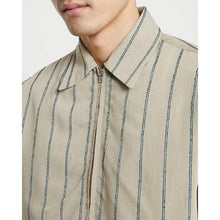 Load image into Gallery viewer, Fifty Blue Stripe Shirt jacket Men Clothing Hope 
