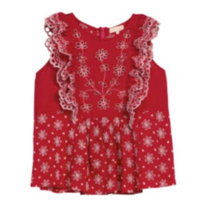 Fleur Anglaise ruffled top Women Clothing ByTiMo 