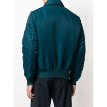 Load image into Gallery viewer, Flight petrol blue quilted nylon Jacket Men Clothing Hope 

