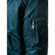 Load image into Gallery viewer, Flight petrol blue quilted nylon Jacket Men Clothing Hope 
