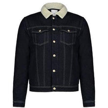 Load image into Gallery viewer, Fourteen Winter faux shearling denim jacket Men Clothing Won Hundred 48 
