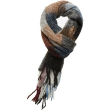 Load image into Gallery viewer, Fresia fringed alpaca wool checked knitted scarf ACCESSORIES Holzweiler O/S 
