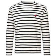 將圖片載入圖庫檢視器 Future cotton striped crewneck T-shirt Men Clothing Libertine-Libertine S 
