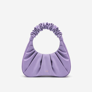 GABBI Small ruched vegan leather bag Women bag JW PEI Purple 