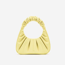 將圖片載入圖庫檢視器 GABBI Small ruched vegan leather bag Women bag JW PEI Yellow 
