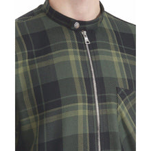 Load image into Gallery viewer, Gannon checker cotton zip over shirt Men Clothing Won Hundred XS 
