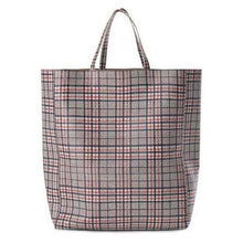 將圖片載入圖庫檢視器 Gigi checker leather tote bag Women bag Designers Remix 
